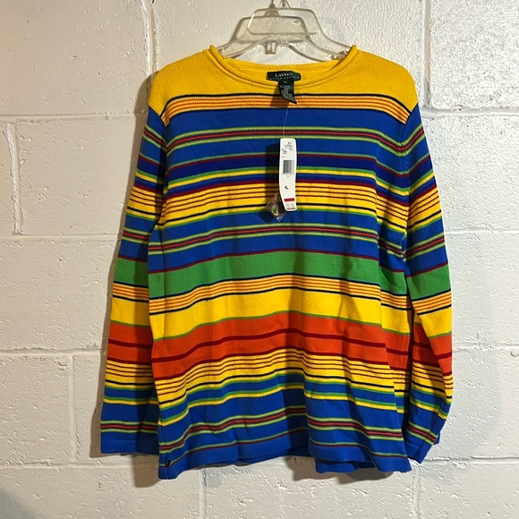 Lauren Ralph Lauren Sweaters - Lauren Ralph Lauren Colorful Sweater XL.   PTP IS 23'.  100 COTTON.